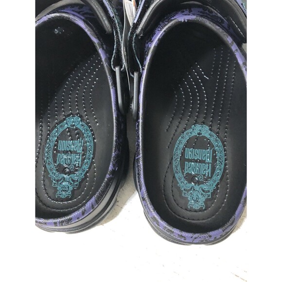 2024 Disney The Haunted Mansion Wallpaper Clogs Crocs Men’s 8 Women\'s 10 New